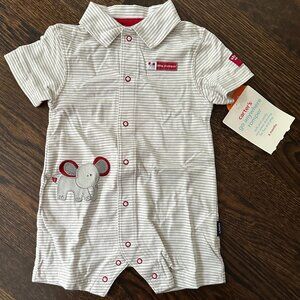 Carter's Go Anywhere Romper - 6M Elephant